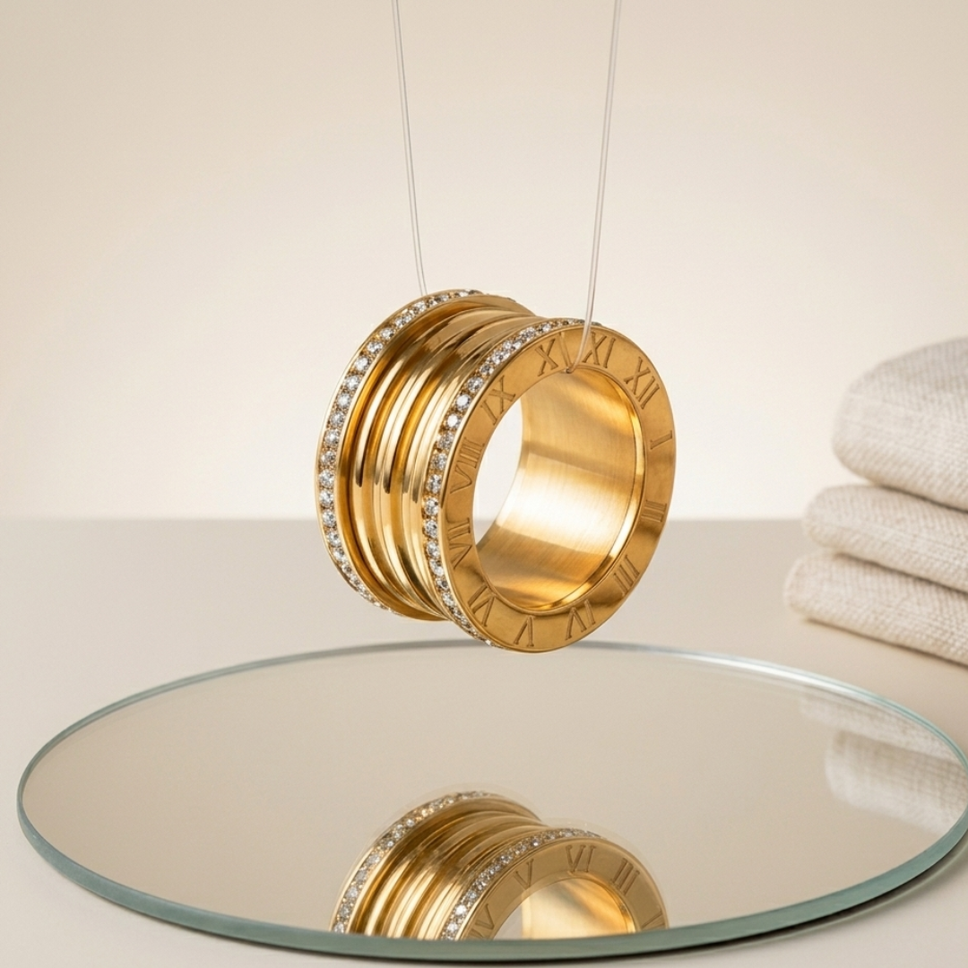 Aurora Spark Ring Gold Plated 18k